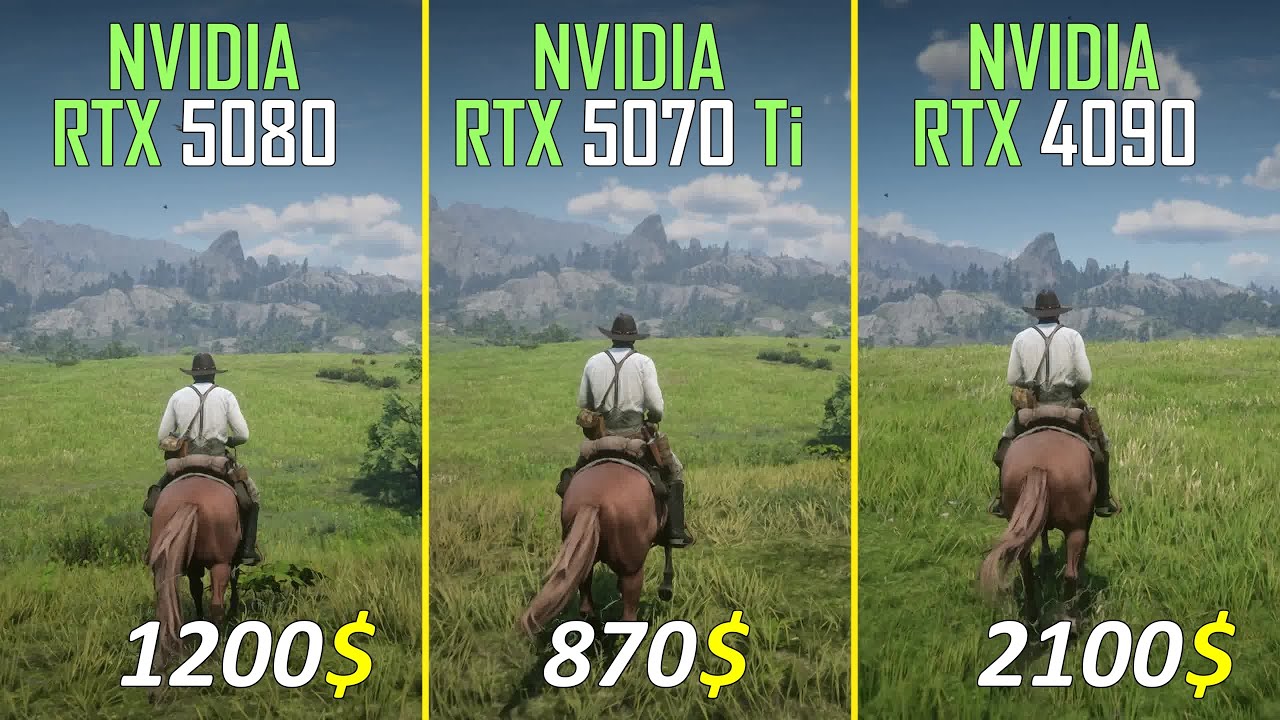 RTX 5080 vs RTX 5070 Ti vs RTX 4090 Test at at 1080P and 1440P