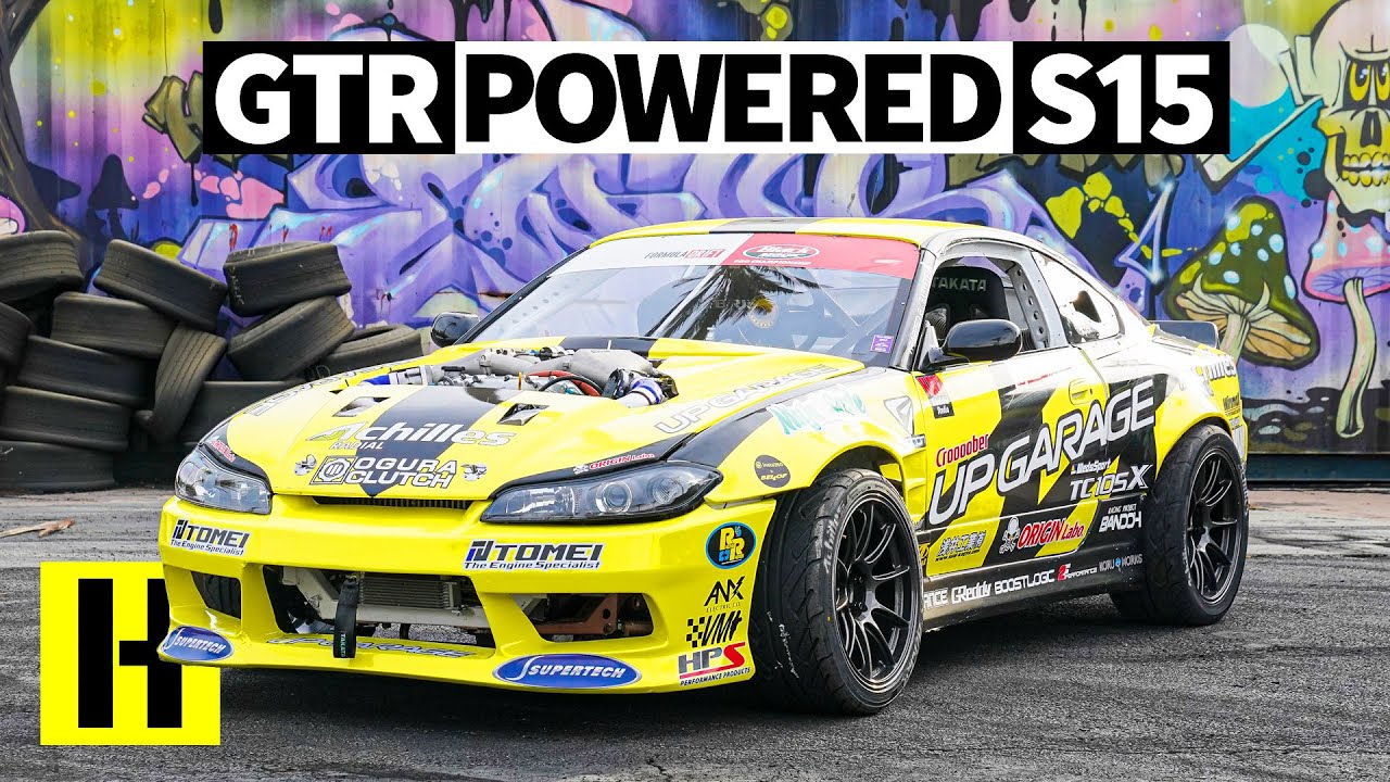 Nissan S15 с двигателем R35 GTR мощностью 1000 л.с., который звучит как Апокалипсис — профессиона...