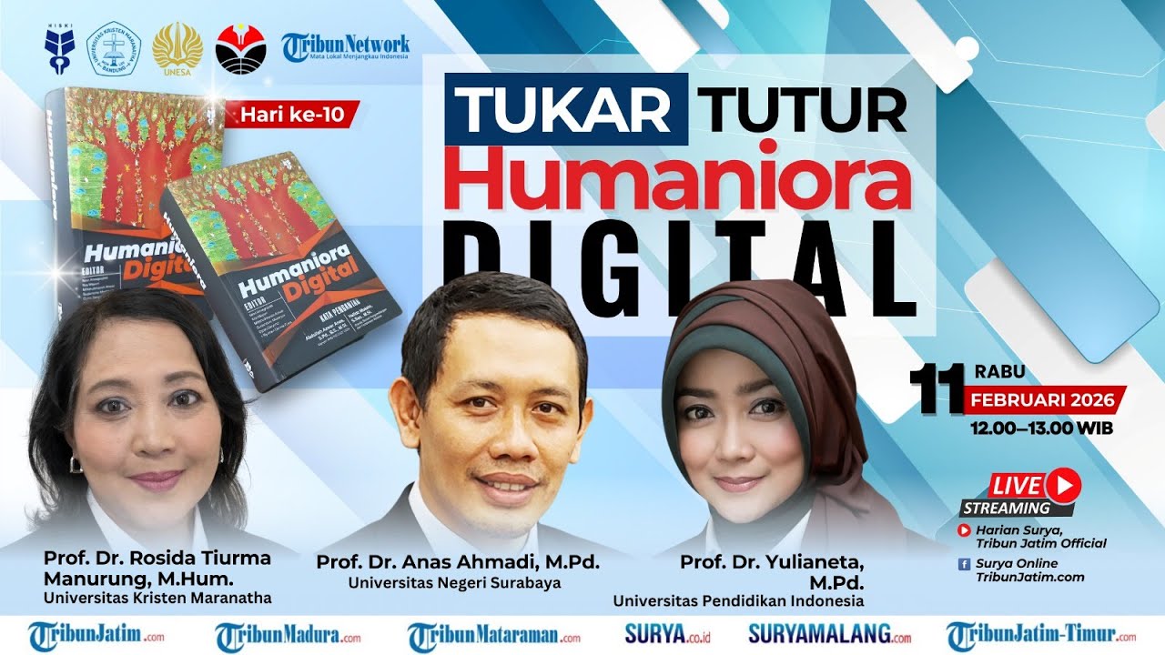 🔴TUKAR TUTUR Humaniora Digital - hari Sepuluh