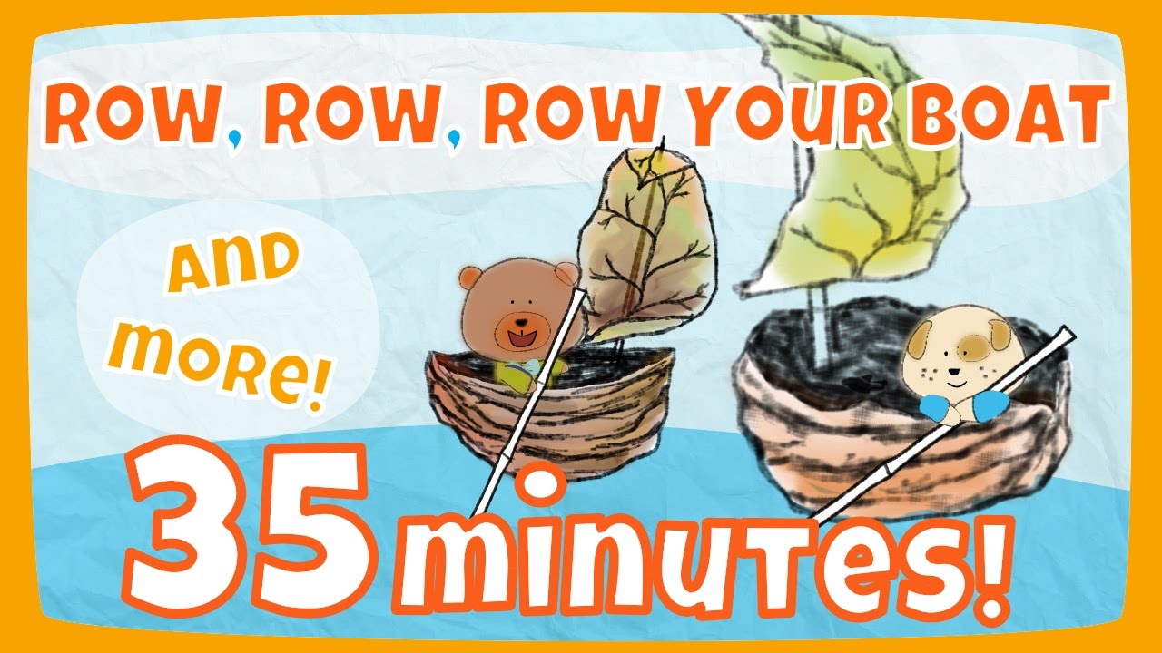 Row, Row, Row Your Boat and More! | Kids Song Compilation | The Singing Walrus