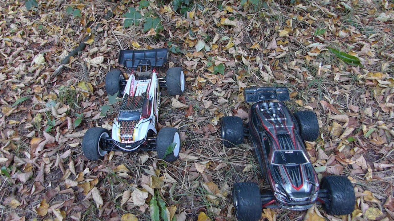 Vergleich: Traxxas MIni Revo vs. LC Racing Mini Truggy EMB-TGH 1/3 [deutsch/german]