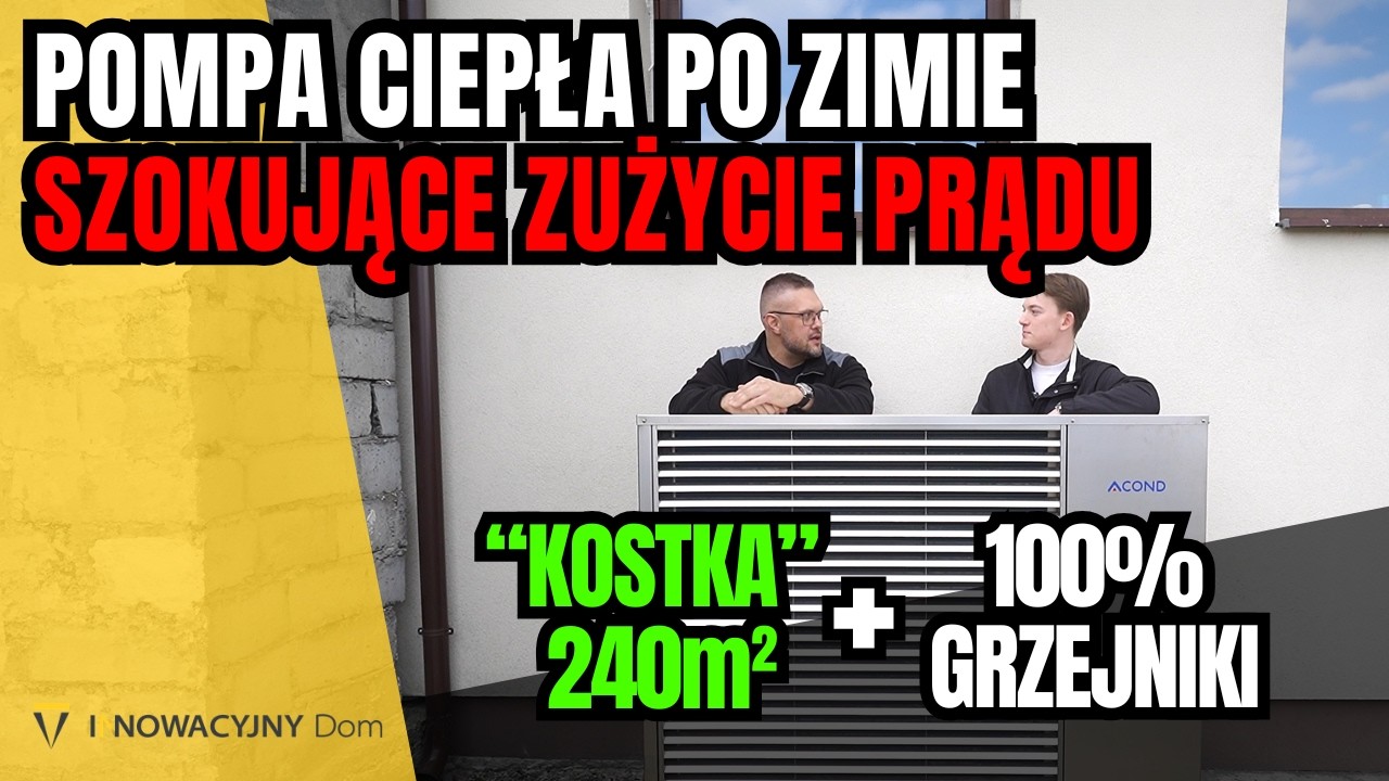 Pompa ciepła i grzejniki w starym domu 240 m&sup2; &ndash; Realne zużycie i koszty po zimie - ACOND GRANDIS R