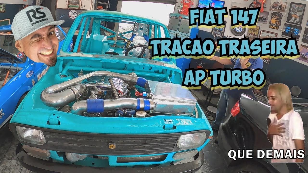 Pensa numa salada! Fiat 147, tração traseira e motor AP turbo. #PascoalVisita Will Performance