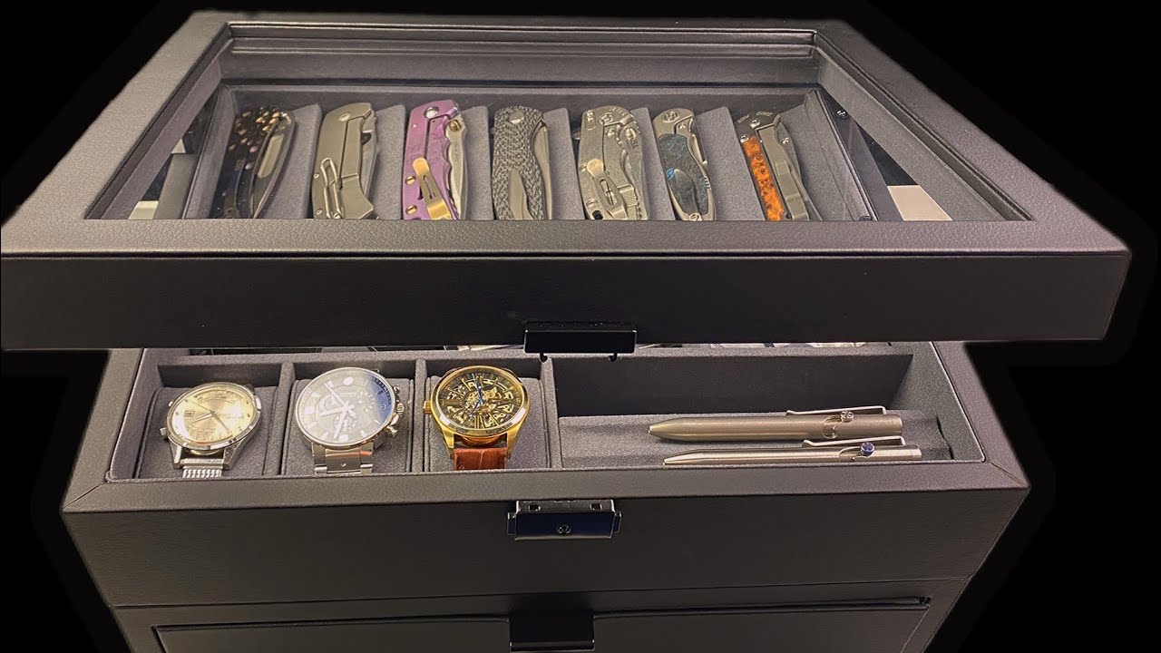 EDC Valet Display Storage Case With STYLE