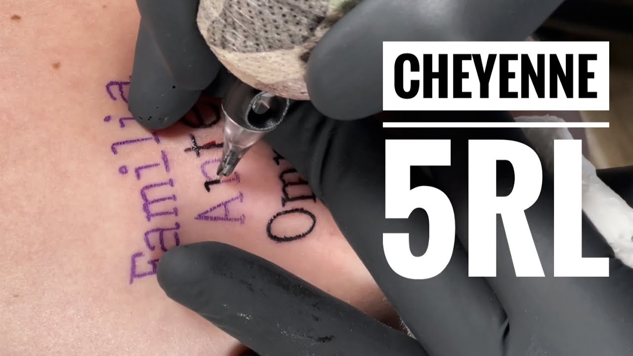 Lettering small Tattoo | Real time