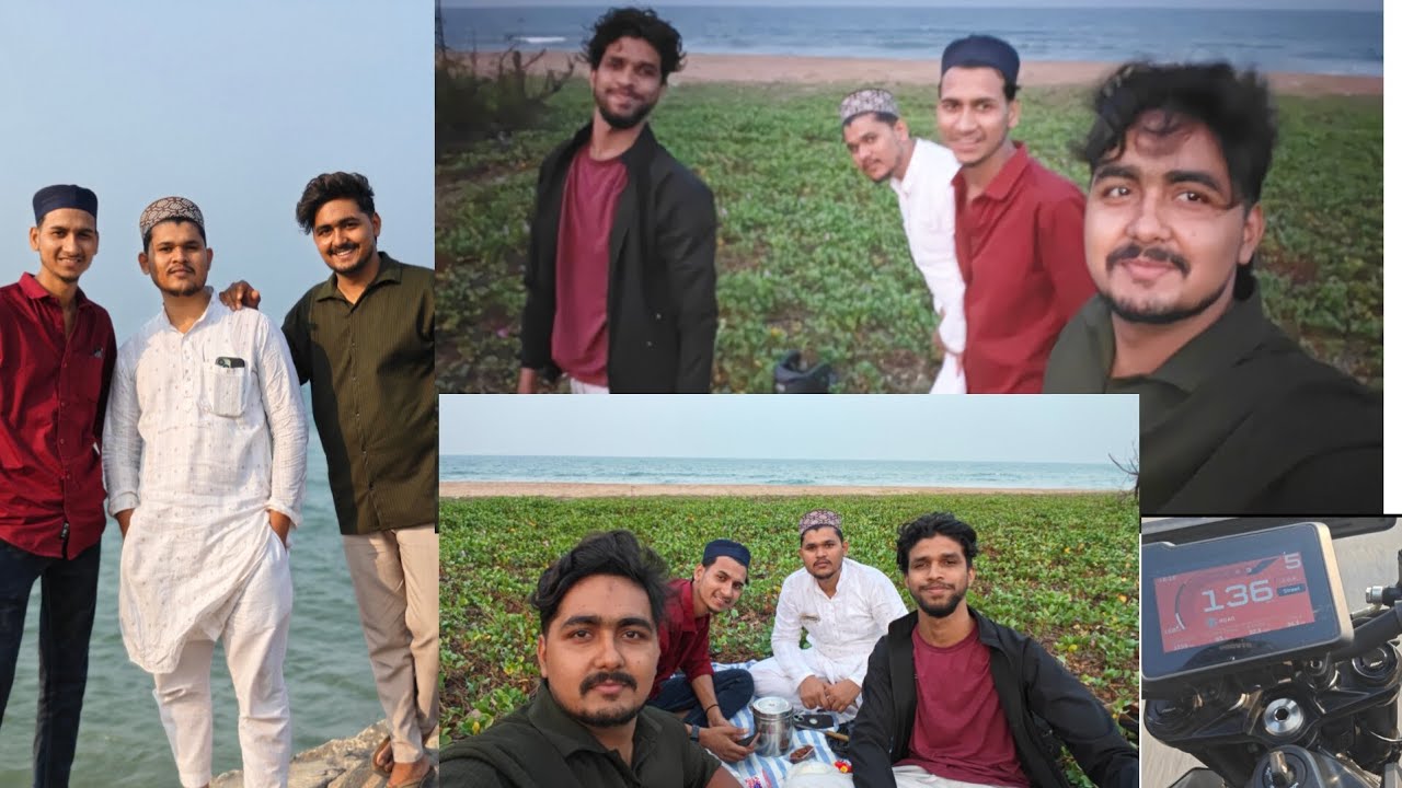 Beach side aftiyari with yaar ♥️💪 roza 🥰 #vlog #part 2