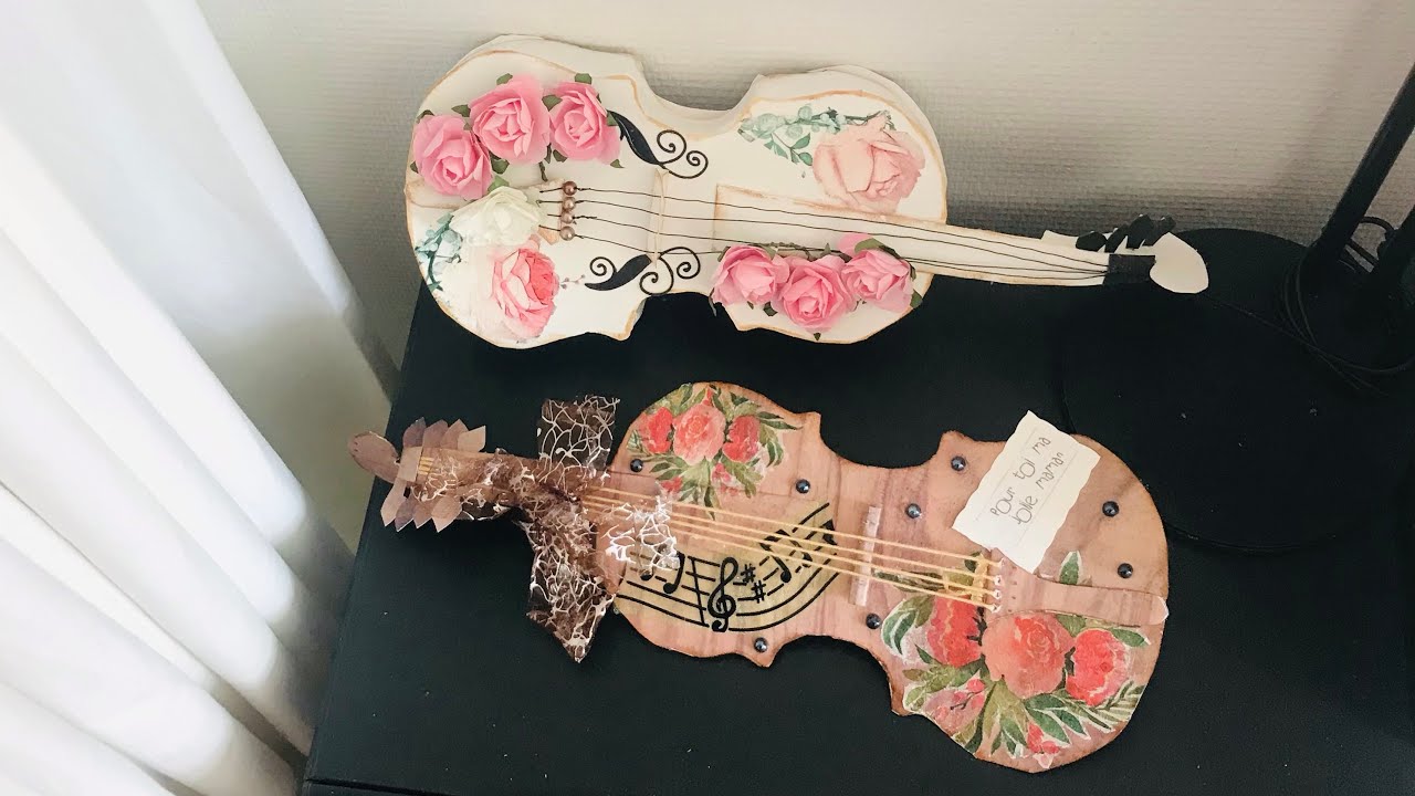 Créons ensemble un violon boîte et un violon carte