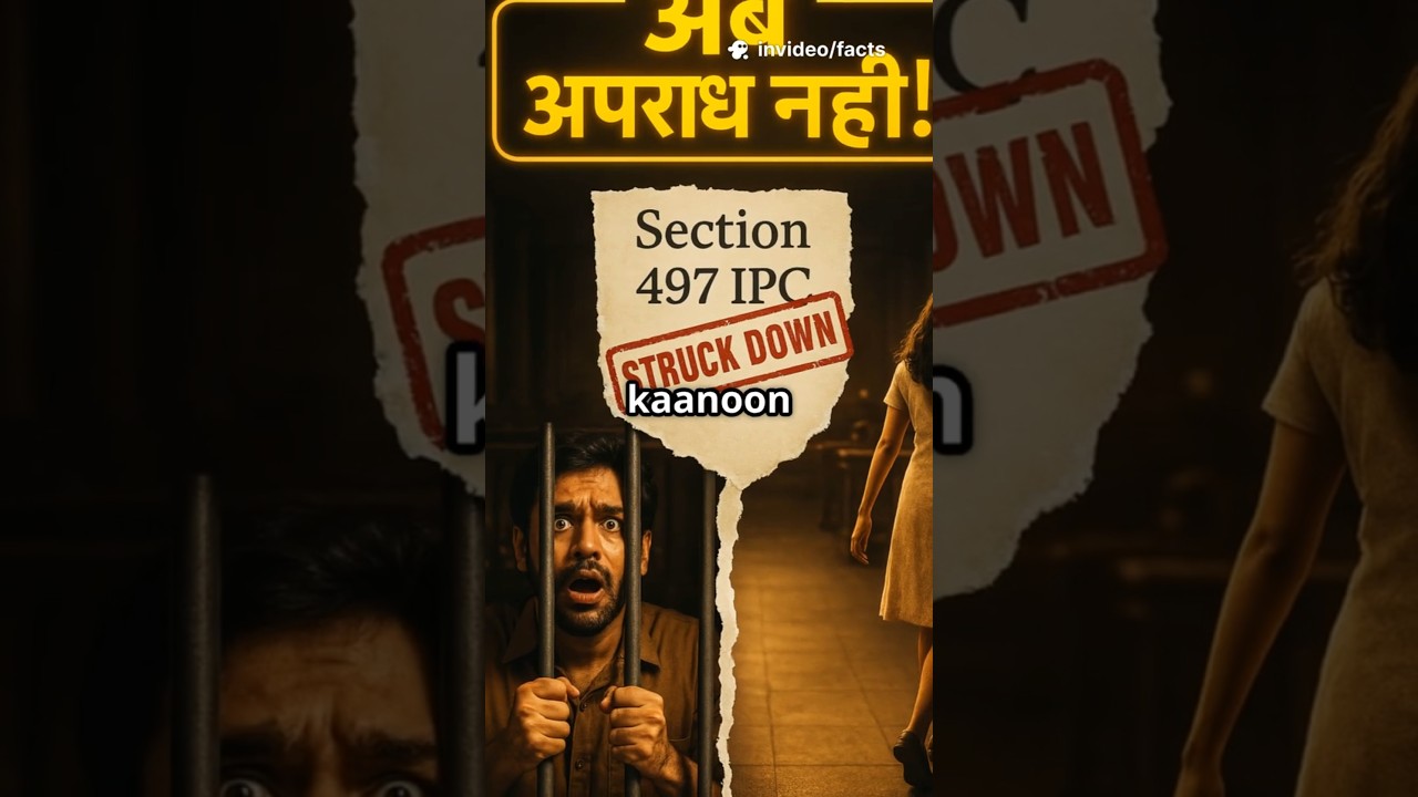 Adultery Law India Khatm? Article 497 Explained | Indian Law Update