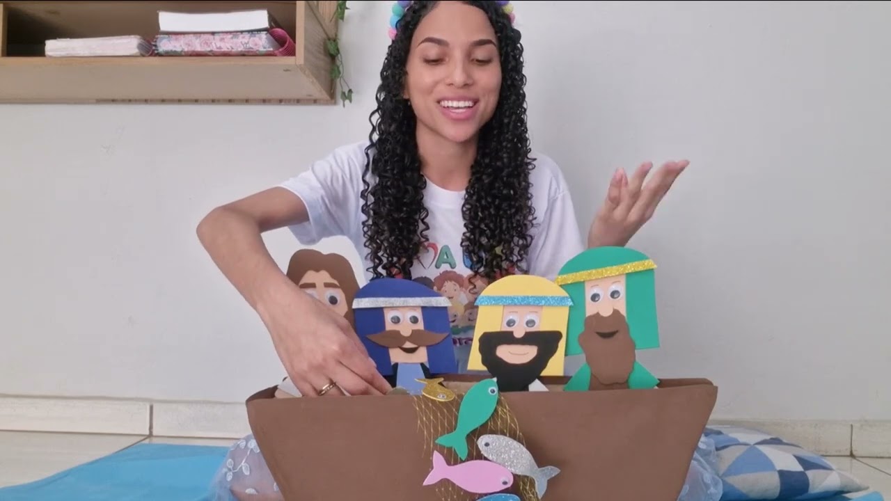 A PESCA MARAVILHOSA✨️ | OS PRIMEIROS DISCÍPULOS✨️  | LUCAS 5:1-11🙏🏽