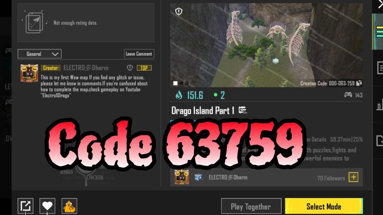 63759 wow mode BGMI | Drago Island Part 1 wow mode BGMI /#entertainment #foryou #bgmi 