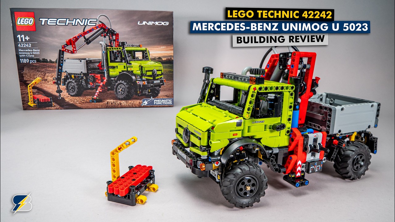 LEGO Technic 42242 Mercedes-Benz Unimog U 5023 detailed building review
