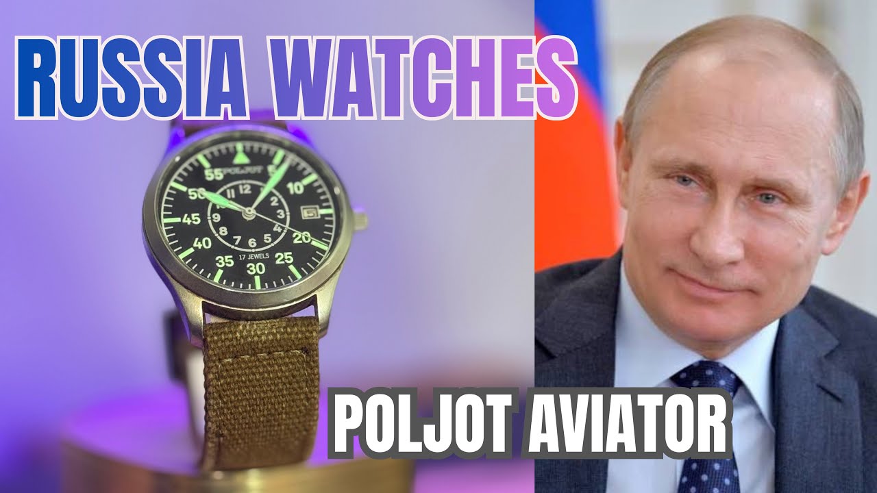 RUSSIA PRIDE! POLJOT AVIATOR MECHANICAL WATCHES