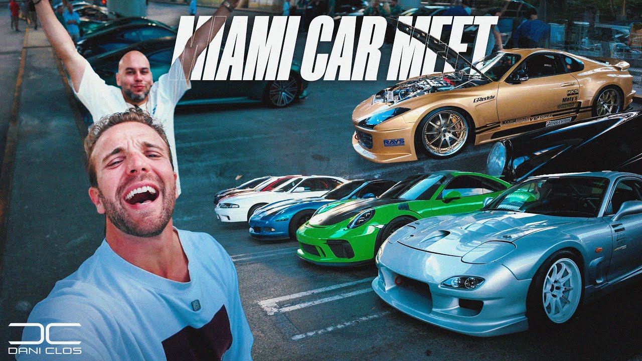 BIGGEST MIAMI CAR MEET in F&oacute;rmula 1 @daniclos