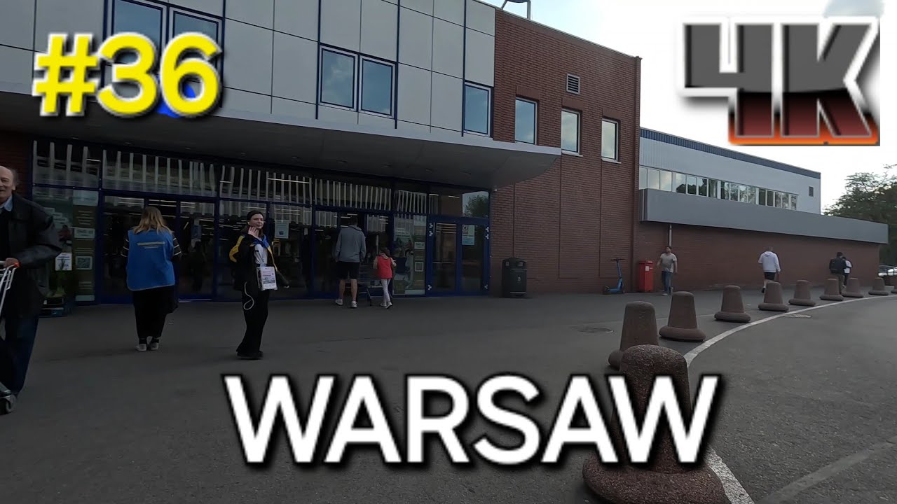 Warsaw Poland Walking Tour 4k // BIELANY // APRIL 27 , 2024   // GOPRO HERO 11 BLACK FOOTAGE