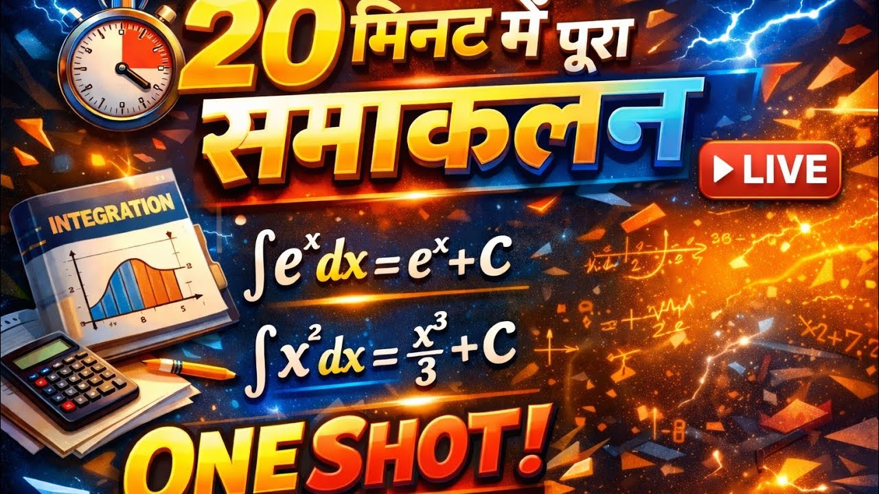 #Integration one shot#class 12#upboard samakalan# cbse board # ek video samakalan khatam#yt shorts 