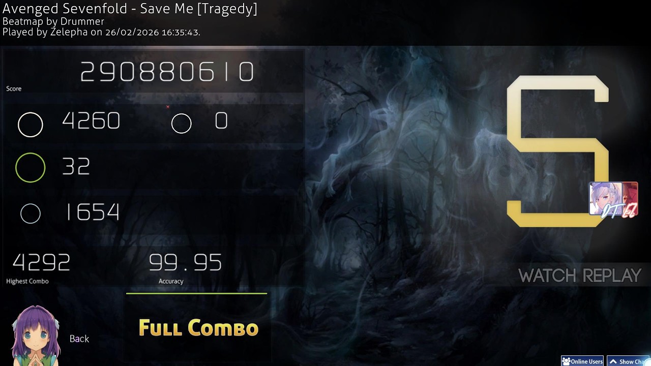First EZDT FC on Save Me (1135pp post rework)