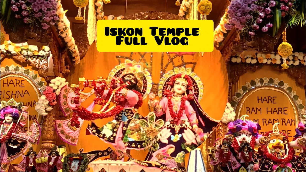 Hare Krishna EveryOne❣️🙏Suddenly plan for Iskon Noida❤ #iskon #temple #noida 