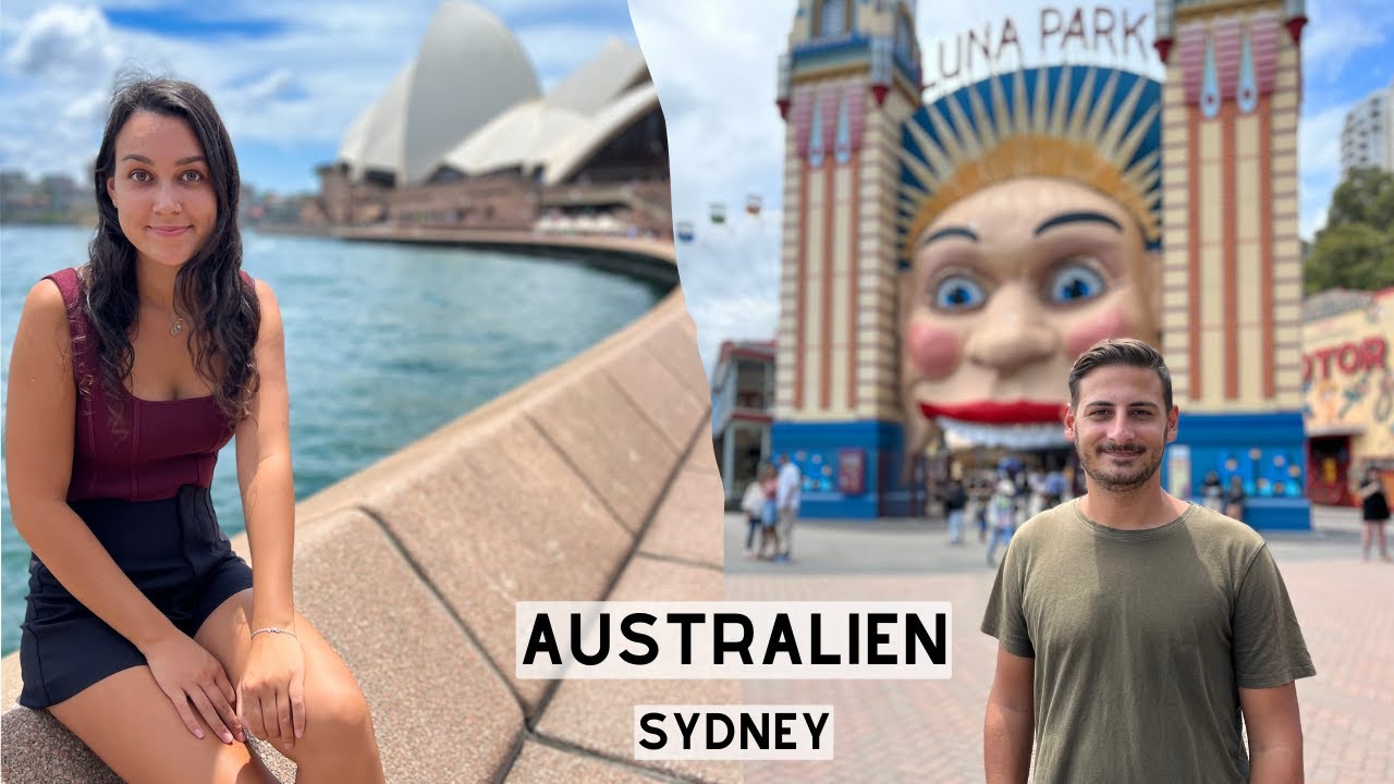 Weltreise VLOG 71 - Australien: Starten die Reise in SYDNEY! Opernhaus, Luna Park & Bondi Beach! 1/8