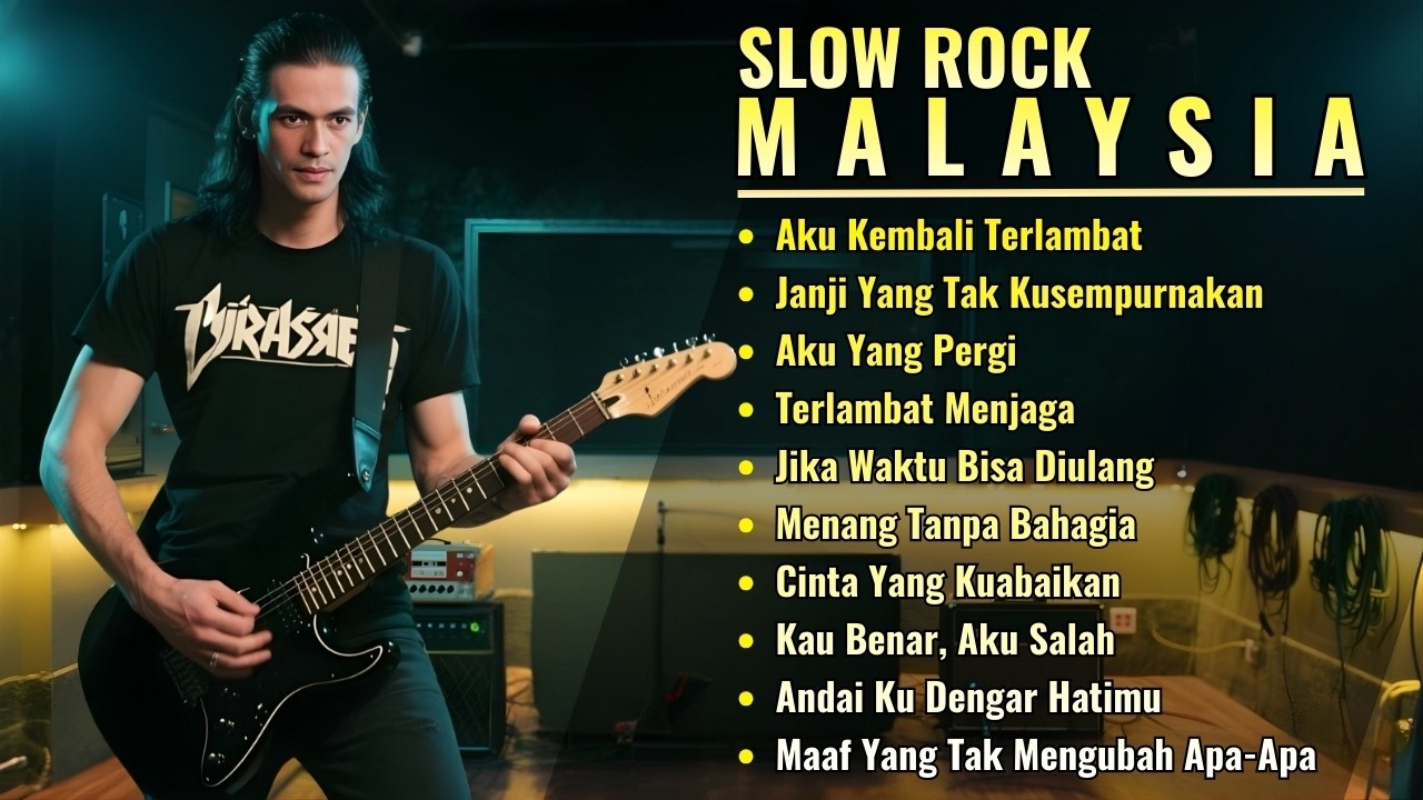 KOMPILASI Lagu Malaysia TERBAIK | Slow Rock Legendaris Full Album