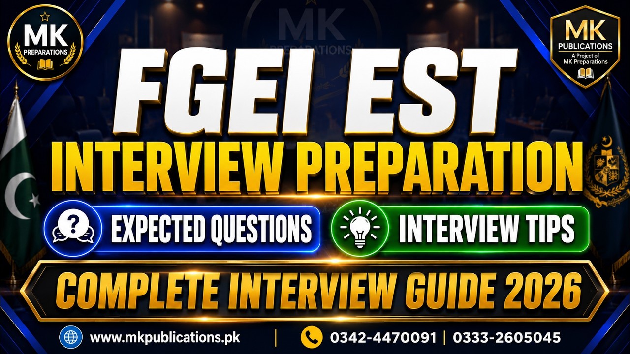 FGEI EST Interview Preparation | Interview Date, Duties, Place of Posting & Complete Interview Guide