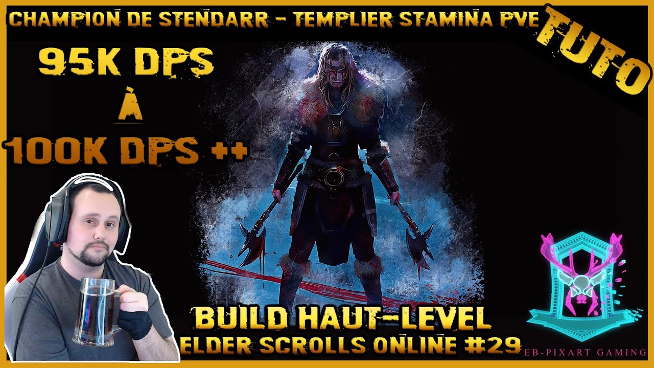 [tuto fr] Elder Scrolls Online : Build Templier stamina pve 2023