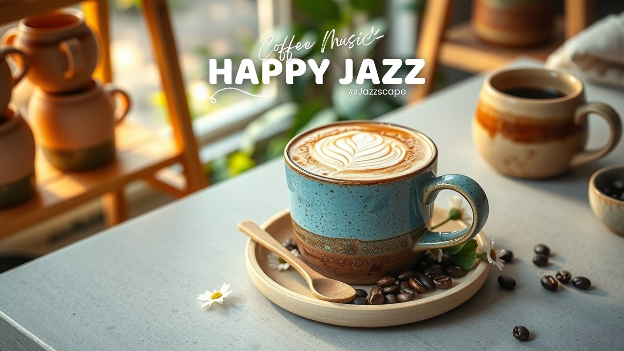 March Morning Coffee Jazz 🌷☕ Peaceful Coffee Shop Vibes with Soft Bossa Nova Instrumental