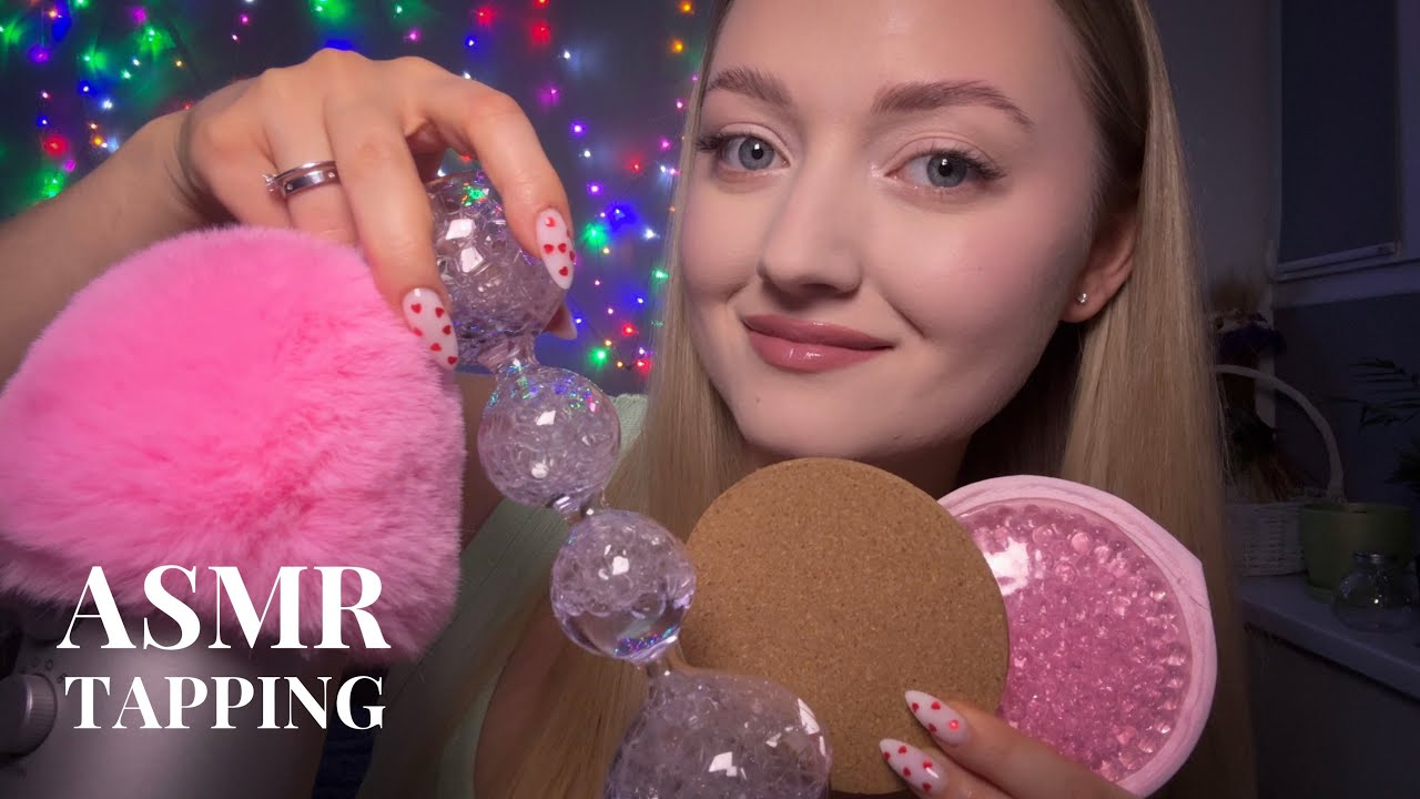 ASMR Satisfying Tapping ✨ Gel Beads, Glass, Wax Paper & Plastic Sounds