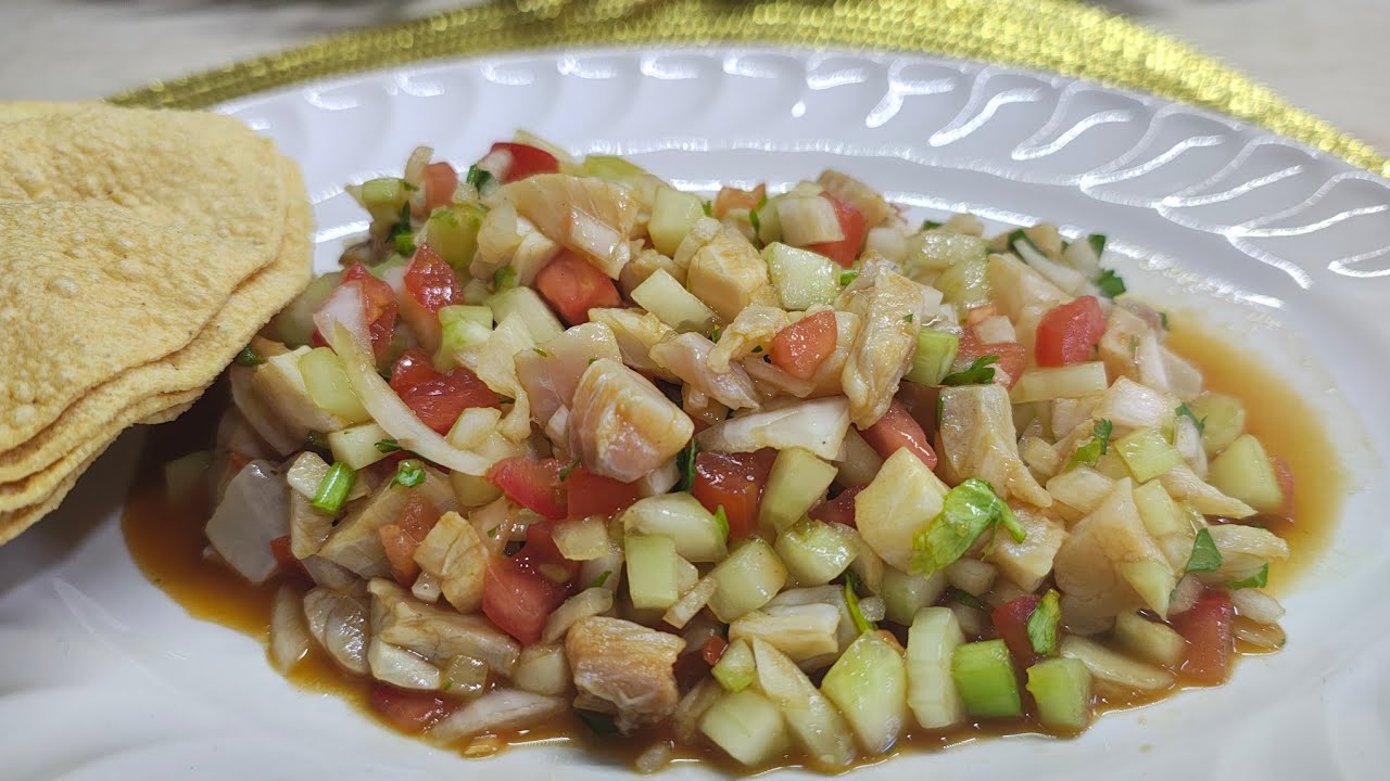 Ceviche en trozo, fresco y rico 👌