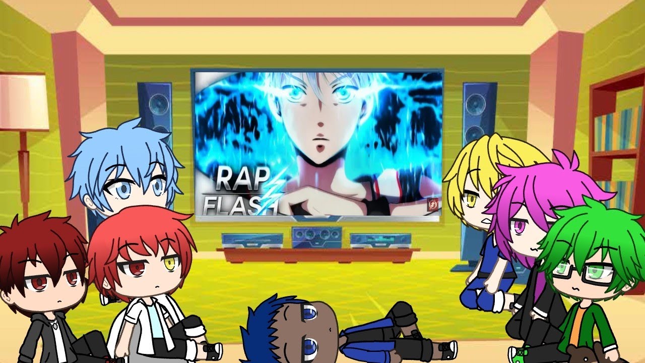 Gacha Reage a Rap Kuroko Tetsuya (KNB) Flash Beats