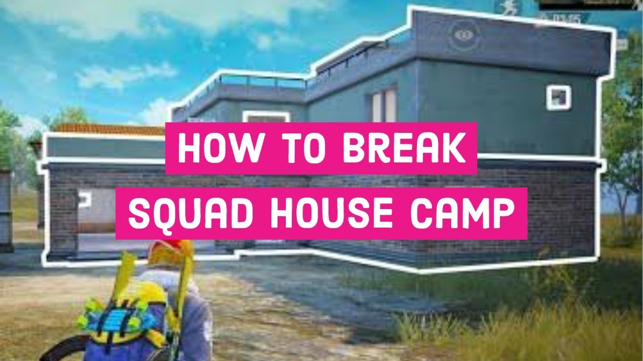 HOW TO BREAK SQUAD HOUSE CAMP | STAIRS BLOCKED | DOORS BROKEN | PUBG MOBILE TIPS AND TRICKS
