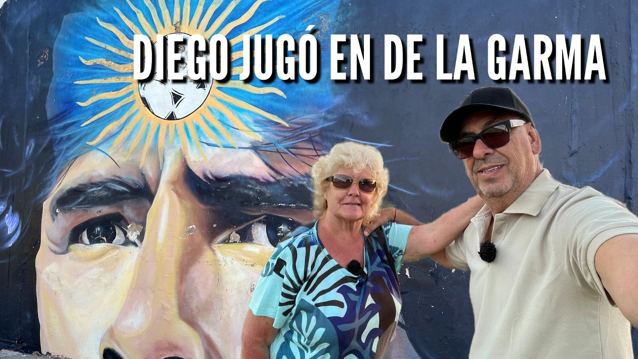 Nadie lo podía creer: Diego Maradona jugando en la cancha de un pequeño pueblo