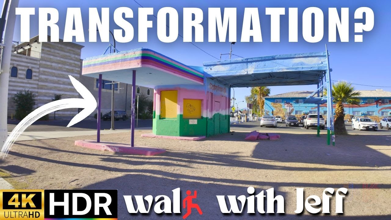 Sketchy or Safe? East FREMONT STREET Downtown LAS VEGAS | Walk With Jeff