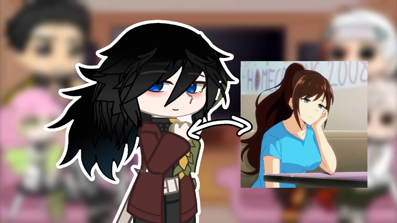 🌊 || HASHIRA react to TOMIOKAS PAST as NICOLE || read desc! || Implied shinobamitsu