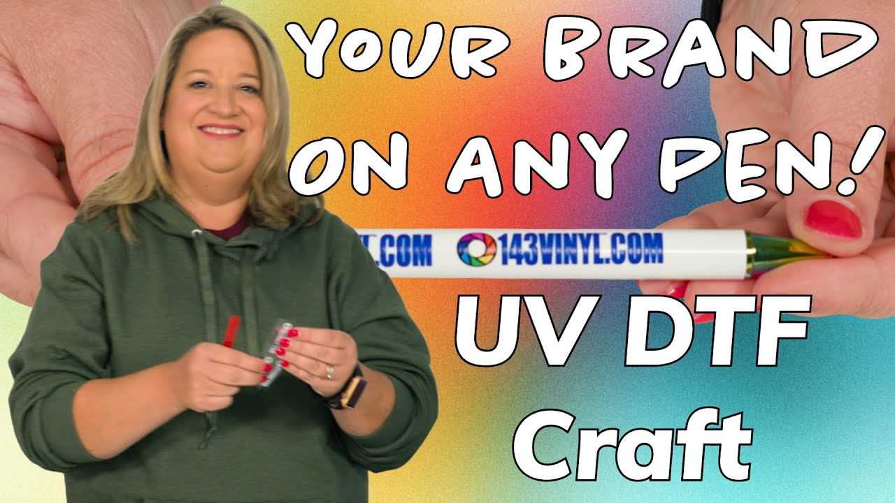 Personalize Your Pen With UV DTF Wraps! #dtf #diy #craft