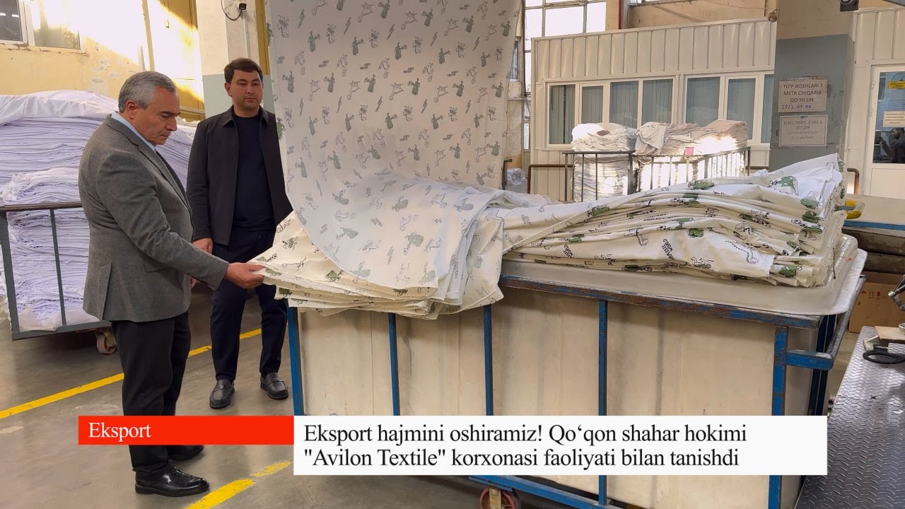 Eksport hajmi oshib bormoqda!