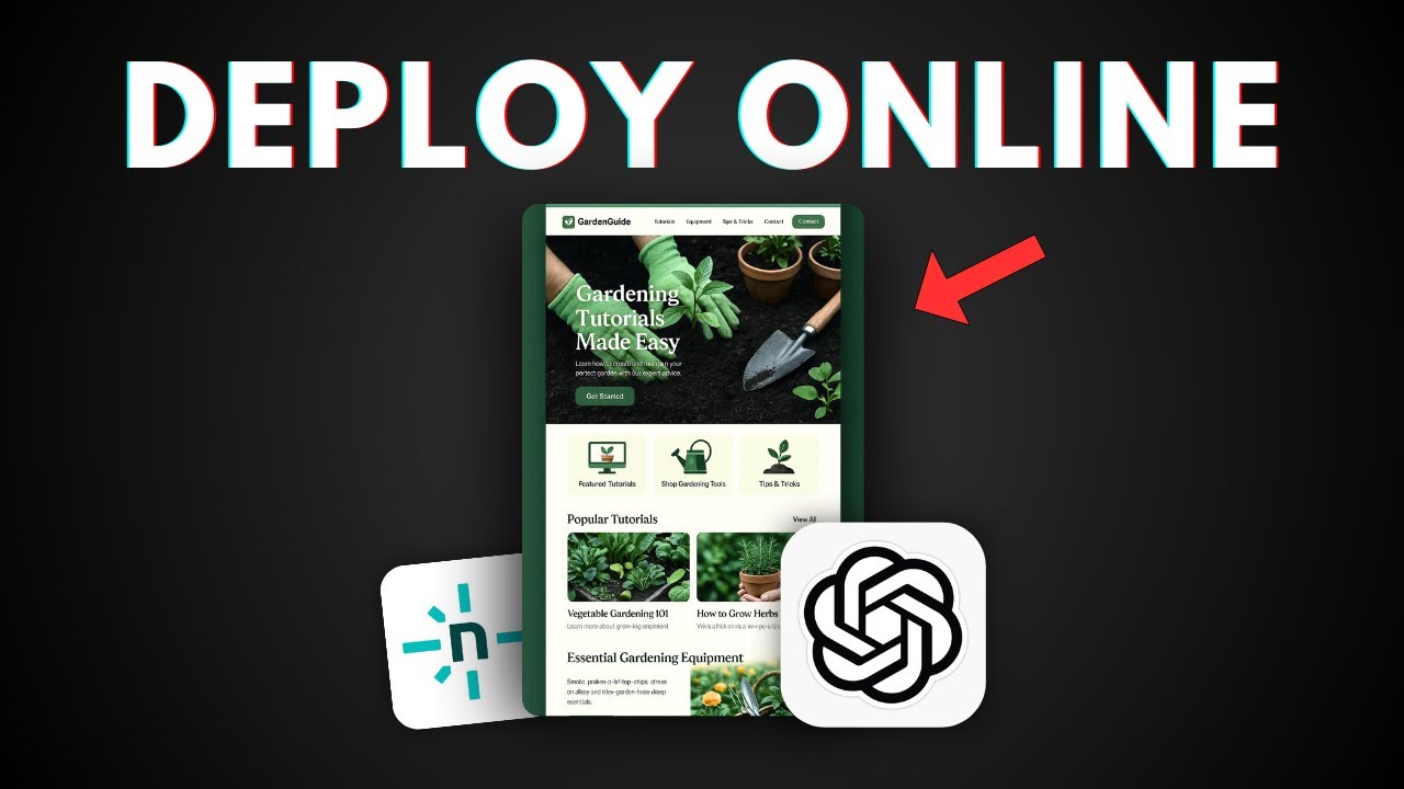 How to Make a Website Using ChatGPT and Put It Online
