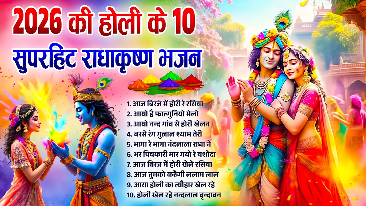 नॉनस्टॉप राधाकृष्ण भजन | राधा कृष्ण भजन | Krishna Bhajan 2026 | Krishna Ji Ke Bhajan | Bhajan 2026
