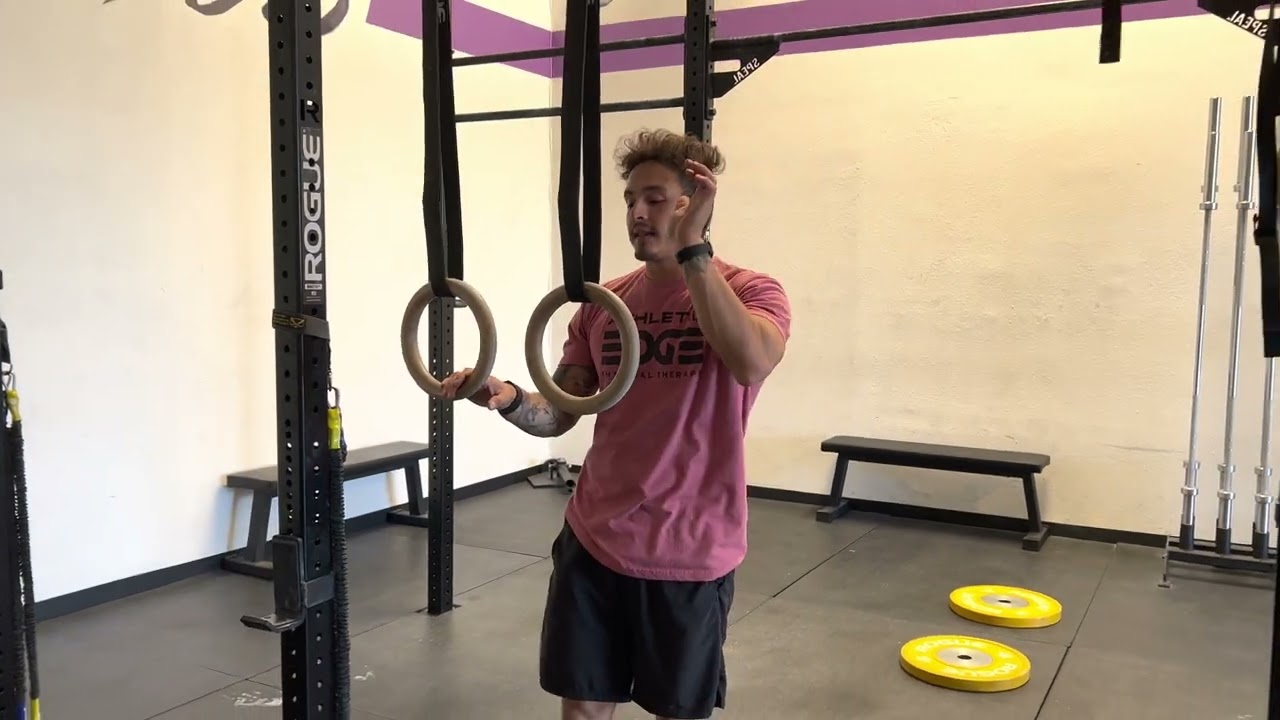 Ring pull ups | Modification included