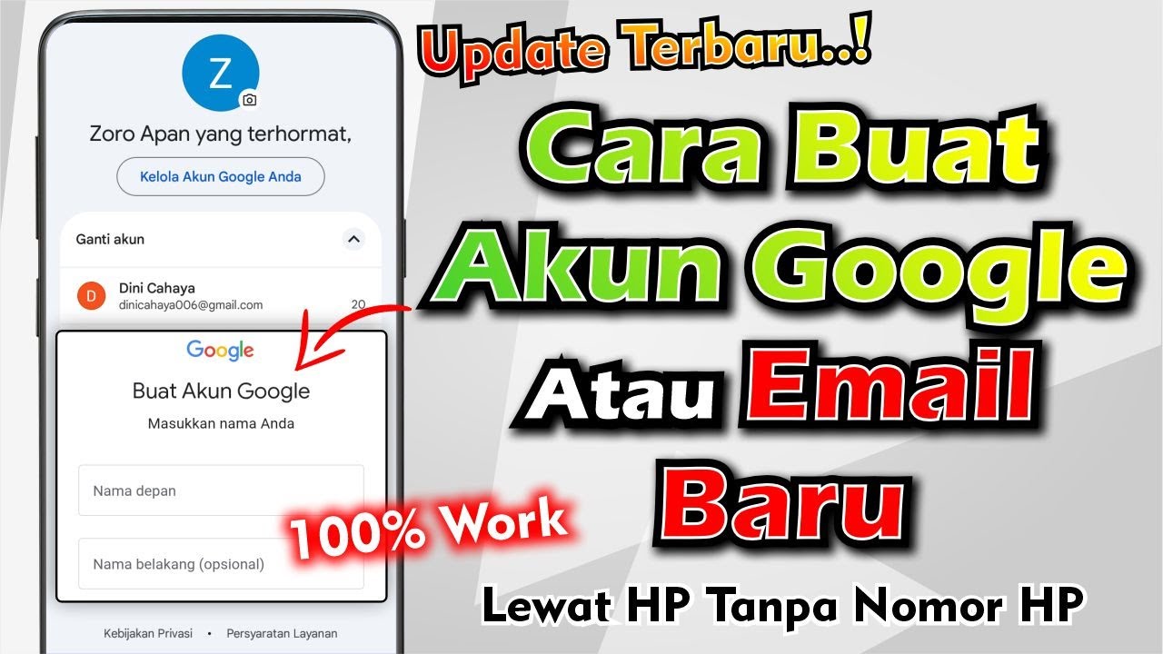 Cara Buat Akun Google Baru
