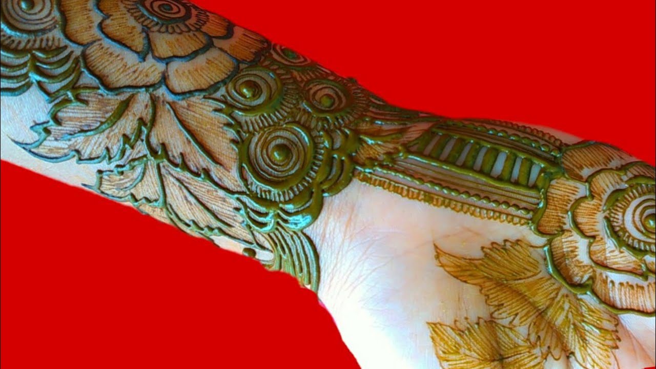 Beautiful Stylish Mehndi Design l Gulf Henna Design l Henna Tutorial For Beginners l New Style Mhndi