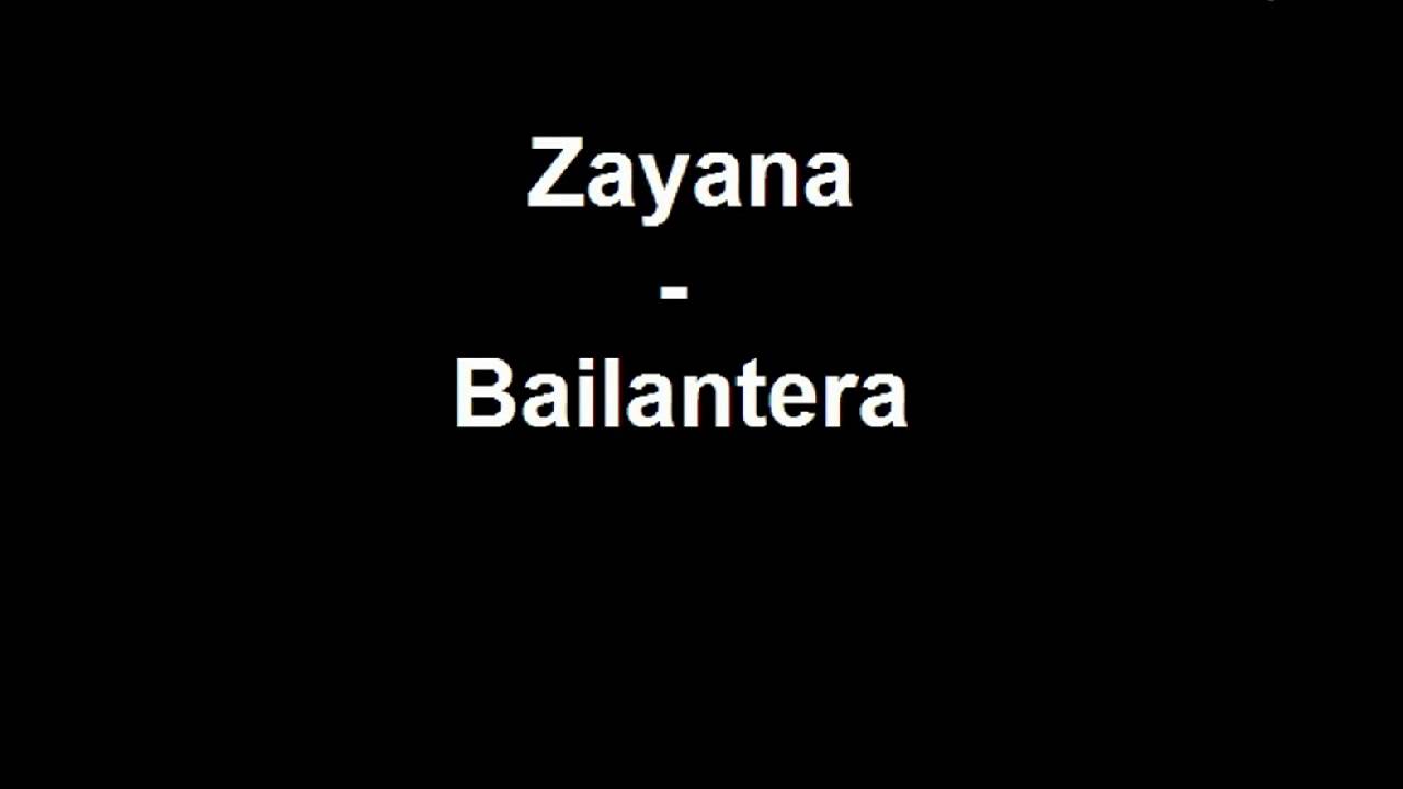 Zayana - Bailantera (cumbia) ♪♫♪