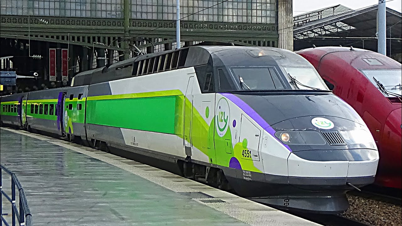 TGV, Train IZY - Thalys low cost à Paris Gare du Nord