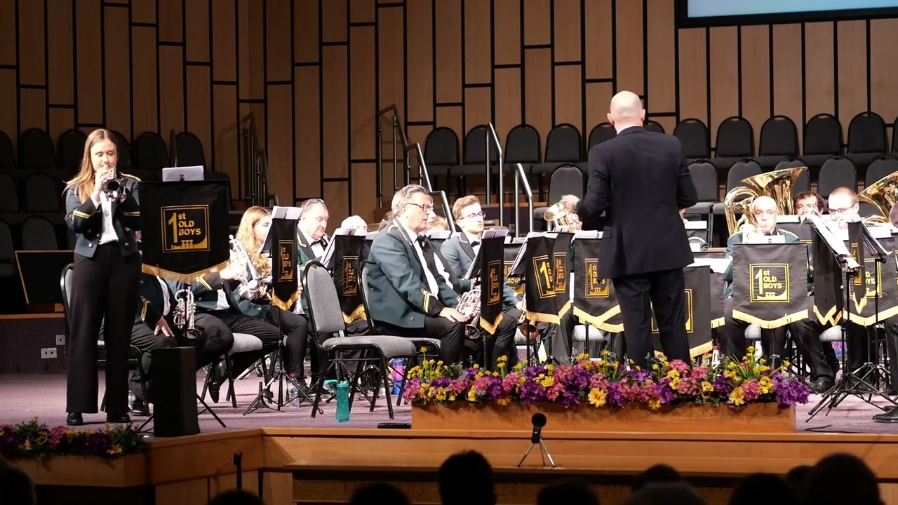 Don't Doubt Him Now - 1st Old Boys Brass Band with Louise Bell on solo cornet
