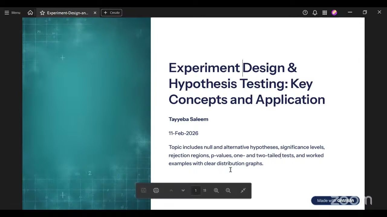 8AM | Advance Statistics with Projects | Week 02 | Day 03