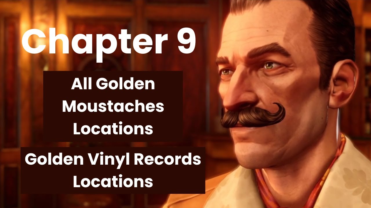 Agatha Christie Death on the Nile Chapter 9 All Golden Moustaches and Golden Vinyl Records Locations