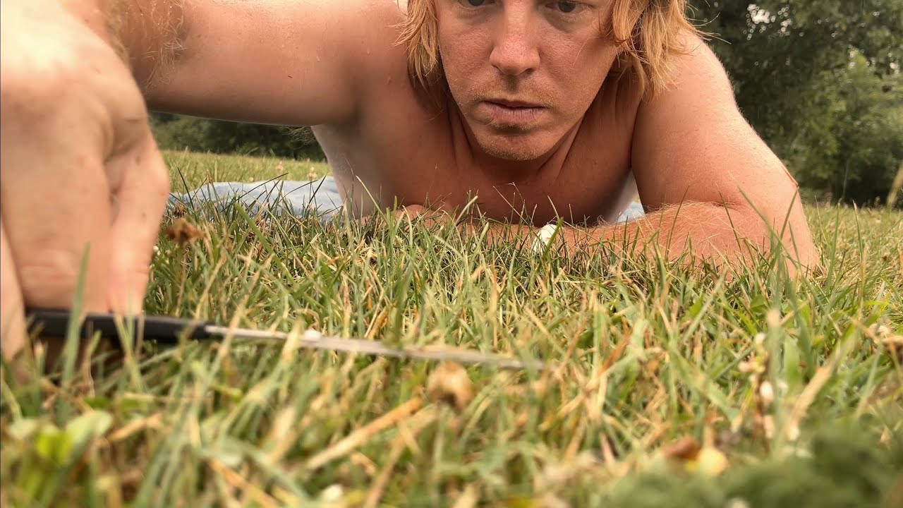 ASMR | How Barbers Cut Their Grass - In the Rain