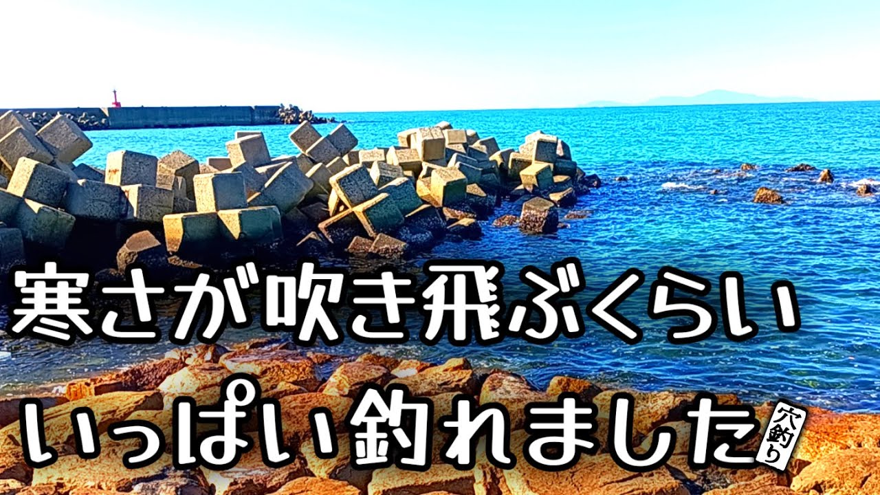 『穴釣り』寒さも吹き飛ぶ爆釣