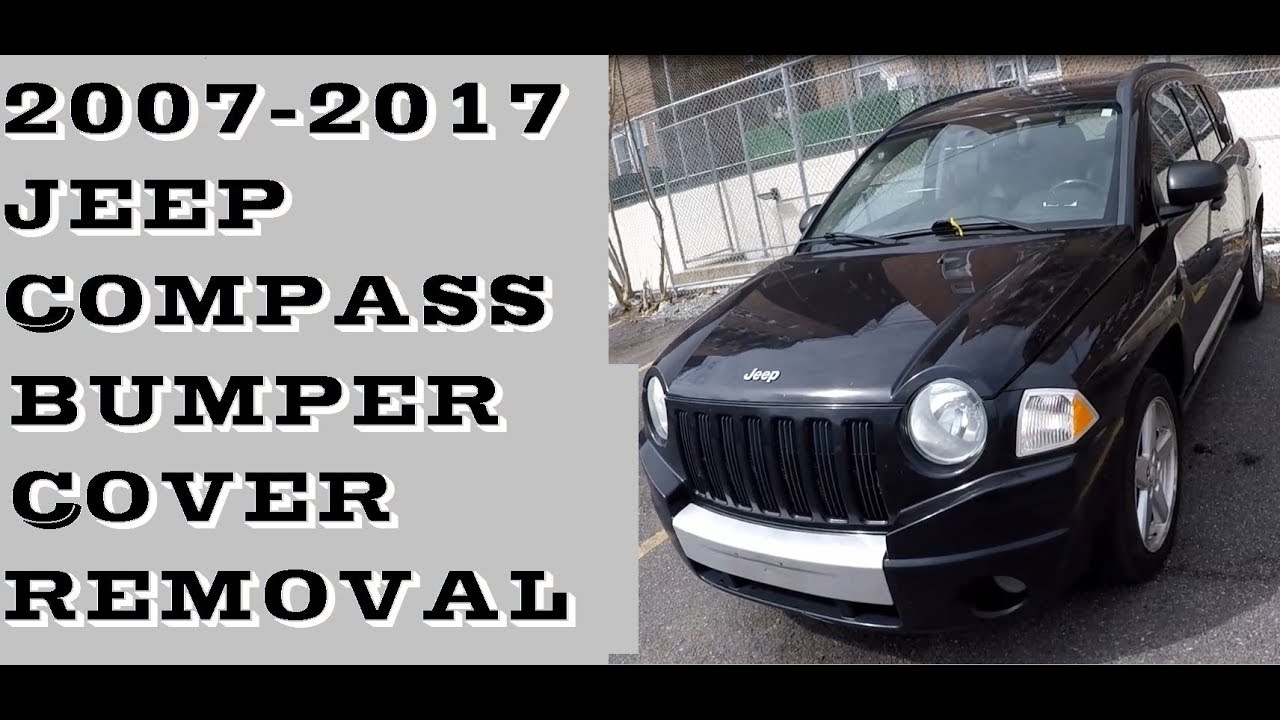 Как снять передний бампер на Jeep Compass 2007 - 2017