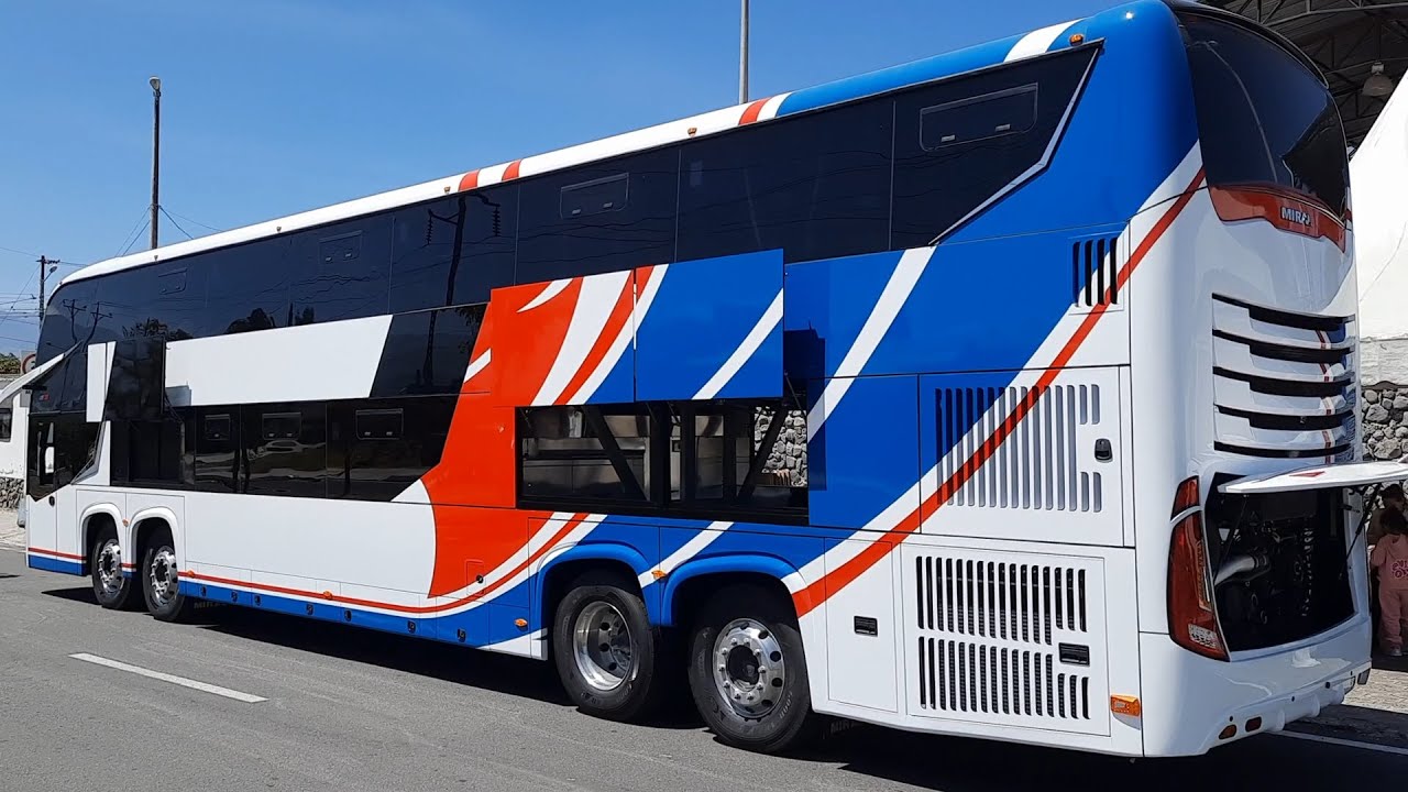 Bus Doble Piso para Flota Imbabura con Doble Eje delantero y Posterior