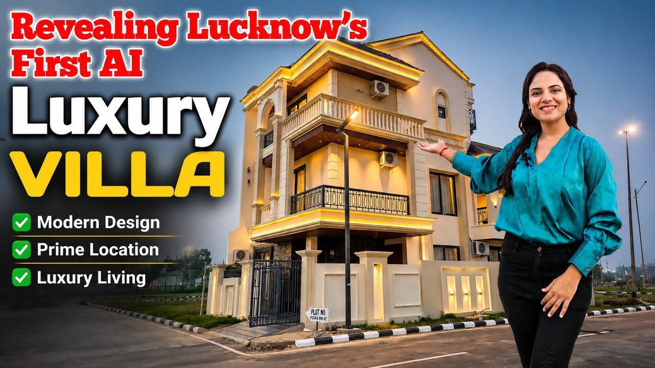 Reveling Lucknow's First AI Villa | Amore Villa | Premium Villa For Sale | @SimplyShilpi 